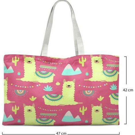 Sac Tote - Sac Shopping Coton Réutilisable - 47x42 cm - Port Épaule - 1 Pièce (1/4)