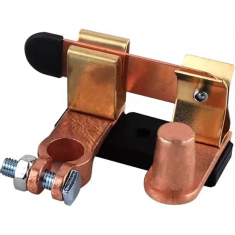 Coupe-batterie à borne supérieure, interrupteur à lame robuste pour véhicules 12 V/24 V (voitures, camping-cars, bateaux). (1/5)