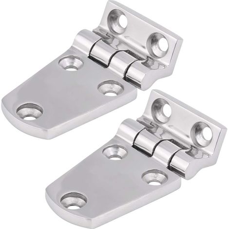 Charnière Pliante en inox, 2 Pièces (1/5)