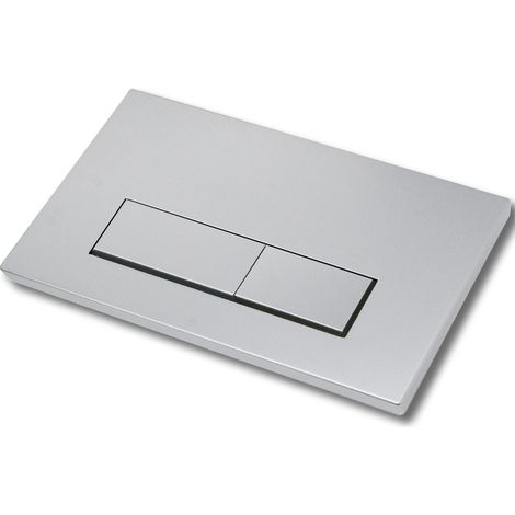 Spülkasten-Steuerpanel Adaption Sigma B Ausführung silbergrau  für verdeckte Installation