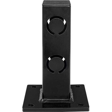 BLACK BULL Bodenbarriere ECO Standpfosten Mitte 250 x 160 x 140 mm schwarz (1/5)