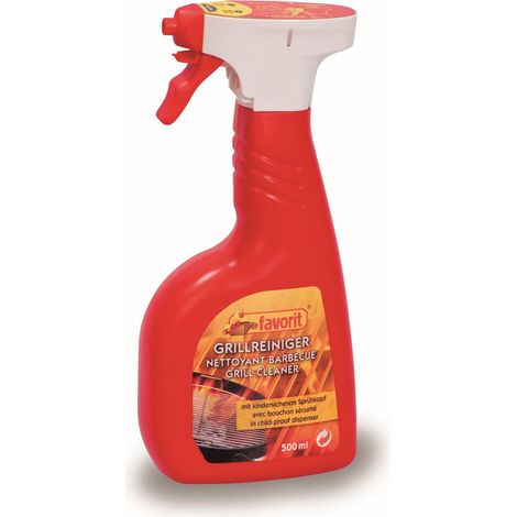 Favorit Grillreiniger 500 ml entfettet, ideal für Rost und Grill Sprühflasche