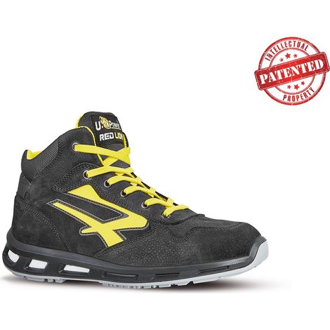 Zapatos de seguridad altas SHOT ESD S3 CI SRC - Negro/Amarillo 36