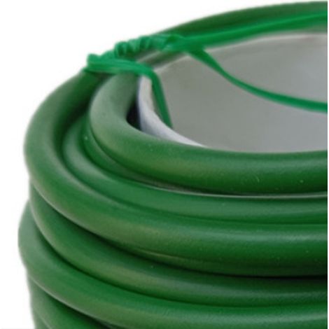 Cordon de tuteur pour plantes, en fil de fer plastifié, 3,5 mm x 20 m / 0,14 po x 65,62 pi (1/4)