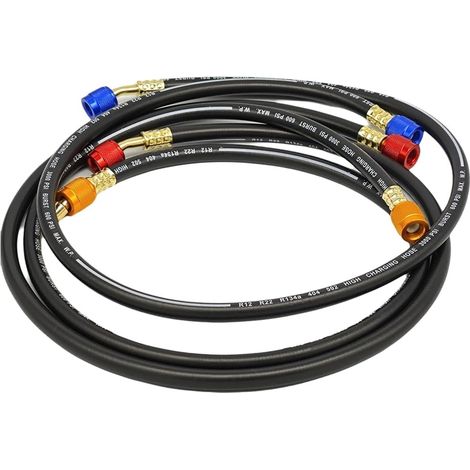 Lot de 3 Tubes Réfrigérant Antidéflagrants Noirs 1,8 M pour R12 (1/5)