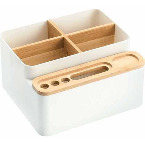 Green Mobility – Organiseur de bureau multifonctionnel – Bois et plastique (1/5)