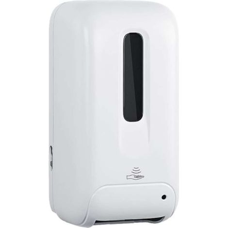 Nimco Dispensadores de jabón - Dispensador de gel desinfectante o jabón, sin contacto, blanco HPI 31S-M (1/2)
