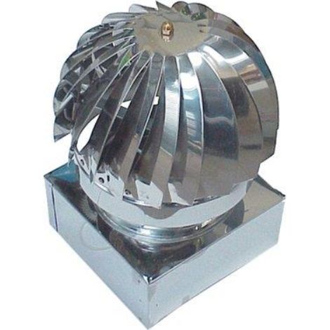 Ventolino girevole base quadra inox aisi 304 cm 32x42 Zincogroup