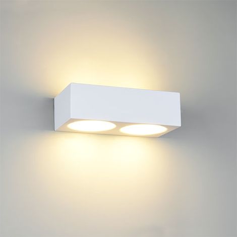 Lampe murale de conception Mattone plâtre - blanc - 201104401