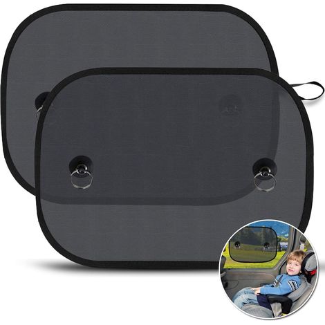 Baby Auto Sonnenschutz, Autofenster Sonnenschutz für Kinder, Auto Sonnenschutz für Seitenfenster vor schädlichen UV-Strahlen schützen Kinder Baby Erwachsene, 44 x 36 cm (2 Stück)