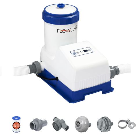 Bestway 58680 Pompa di filtraggio a cartuccia con Wifi da 7.570 l/h (1/4)