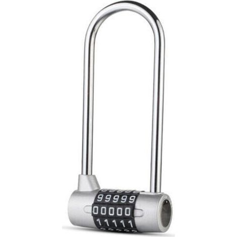2.75 pouce poutres serrure armoire porte mot de passe gym 5 serrure à combinaison solide cadenas en alliage de zinc réinitialisable