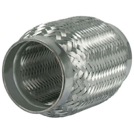 Raccord flexible Echappement type DD - L150 - D38 - Double tresse (1/2)