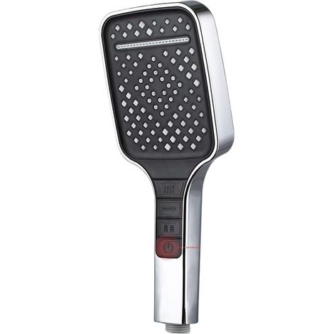 Pommeau douche 7 jets filtrant haute pression argent massage vapeur économie eau robinet salle bain (1/5)