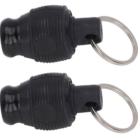 2 Pièces Clé Magnétique Rapide 1/4" pour Embouts, Porte-Clés Outil Antidérapant et Durable (1/5)