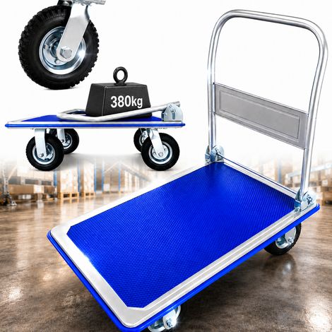 Carrello con piattaforma di trasporto 90x60cm