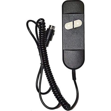 1 Télécommande,2 Boutons,5 Broches,Plastique,Noir,Fauteuil releveur (1/5)