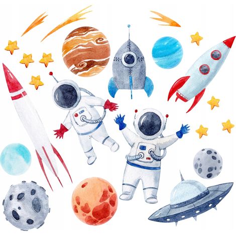 Set di adesivi decorativi per bambini - Kosmos M (1/5)