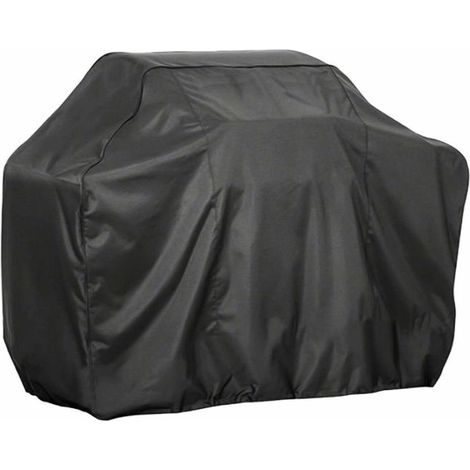 Fundas para barbacoa, funda impermeable con cordón y hebilla para barbacoas de gas, funda grande para barbacoa de exterior para proteger contra la nieve, la lluvia y la suciedad (1456 x 1117 cm) -Crez (1/5)