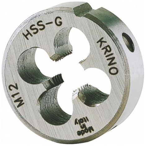 FILIERA TONDA HSS MM. 4 X 0,7-D.20 KRINO PZ 1,0
