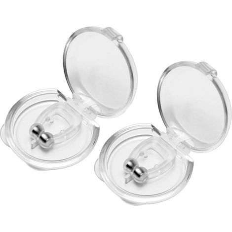 4 clips anti-ronflement magnétiques en silicone, prise de ronflement, aide au sommeil, soulage le ronflement respiratoire nasal (1/5)