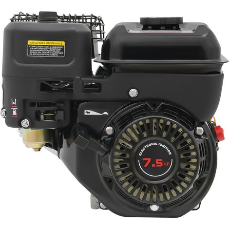 4 temps 212CC moteur à essence monocylindre manuel Pull-start 7.5HP 3600rpm 0.14Gal réservoir d'huile (1/5)