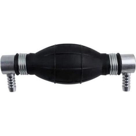 Pompe Poire d'Amorçage pour Système Alimentation Carburant Gasoil Essence Diesel 8mm Coude 90° Universel (1/3)