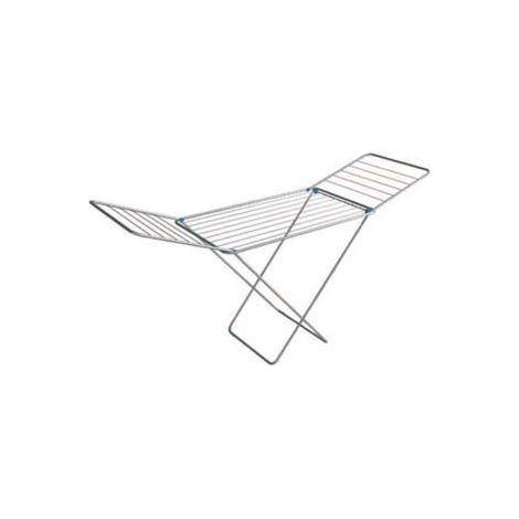 STENDIBIANCHERIA MAGNIFICO IN ACCIAIO INOX MT.20  cm.172x55x93h.    GIMI