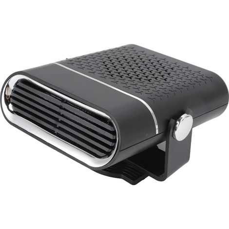 Tragbare Autoheizung mit Schnellheizfunktion, 360°-Drehung, Scheibenenteiser und -befeuchter, 12 V, schwarz (1/5)