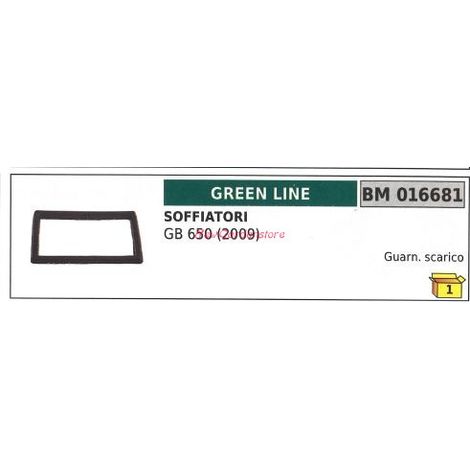 Junta de escape GREENLINE soplante GB 650 2009 016681
