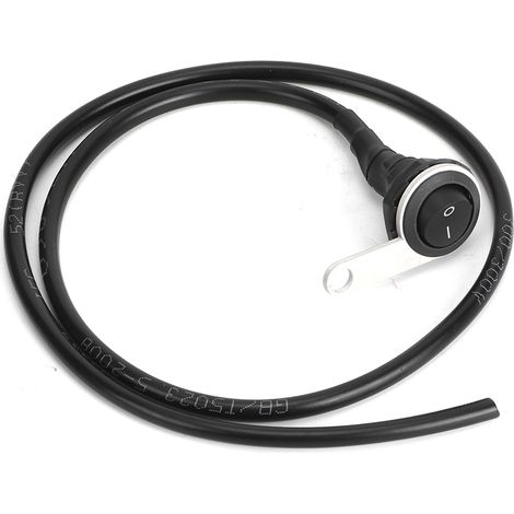 Projecteur étanche en acier unique, interrupteur d'éclairage de guidon pour moto et vtt, Modification 22mm (1/5)