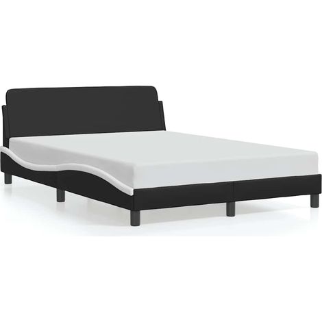 Maison Exclusive - Giroletto Dover Nero e Bianco 120x200 cm in Similpelle (1/5)