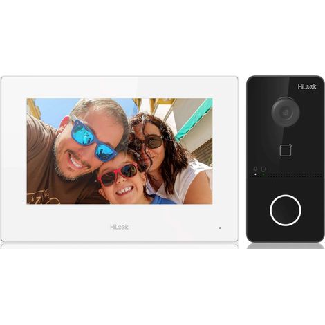 Citofono video Hikvision IP-VIS-SLIM-W schermo touch 7 pollici (1/4)