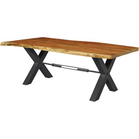 Esstisch Akazie 240x110x76 natur lackiert IRON LABEL 188