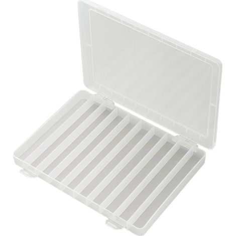 TRU COMPONENTS PP10-01 Scatola minuteria (L x L x A) 252 x 175 x 20 mm Scomparti: 10 suddivisione fissa Contenuto 1 pz.