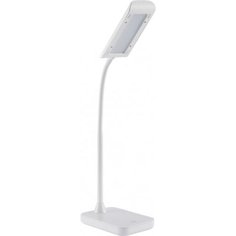 Flexo Oliver 5w blanco 43x10x25 3 intensidades orientable y tactil