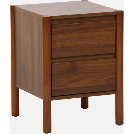 Comodino decorazione legno 2 cassetti (1/5)