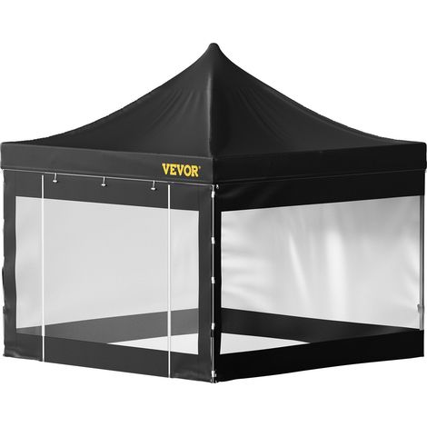 Tente pliante 304,8 x 304,8 cm avec parois amovibles, sac à roulettes, résistante aux UV, imperméable, idéale pour jardin et événements. (1/5)