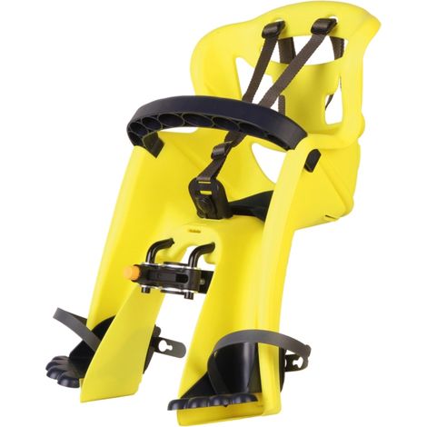 seggiolino per bici anteriore bellelli "tatoo plus" giallo, portata massima 15 kg (1/4)