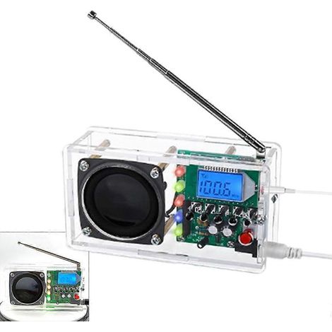 Kit récepteur FM 5 W 4 ohms avec DSP et technologie PLL avancés et écran LCD (1/4)