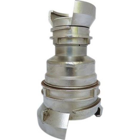 Multitanks – Raccord symétrique Guillemin DN 80-50 – Acier inoxydable – Double verrouillage pour sécurité – Pression PN 16 bar – Aspiration et refoulement