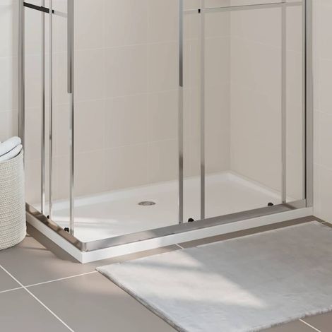 Receveur de douche rectangulaire en ABS, blanc, 70 x 120 cm (1/5)