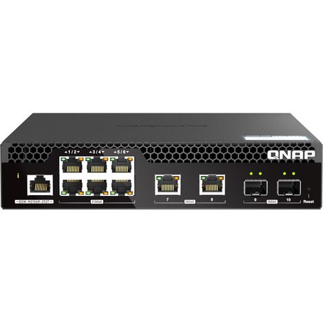 QNAP QSW-M2106R-2S2T 6 Port 2.5Gbps 2 Ports (1/4)