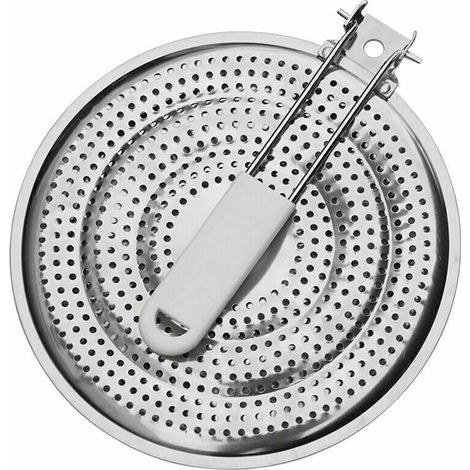 Diffuseur de Chaleur en Acier Inoxydable 21 cm pour Plaque de Cuisson au gaz Uniquement——