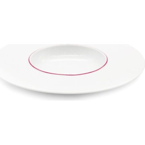FAUCHON ART DE LA TABLE - 6 assiettes creuses 30cm LIGNE (1/5)