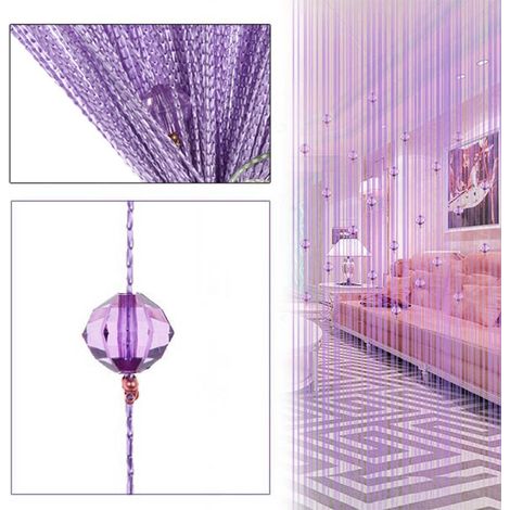 Kristallviolette Luminet Stratus Wanddekoration, Maße 2 m x 1 m, Material: Draht (1/2)