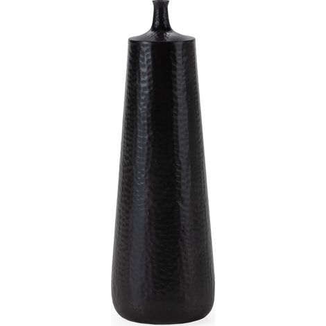 Vase 26x26x73 Métal Bronze noirâtre (1/2)
