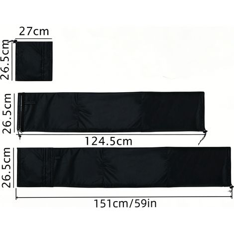 Housse de Protection pour Tuyau de Climatisation Portable - Isolante Thermique, Étanche et Anti-Condensation - Accessoire d'Installation Universel (1/2)
