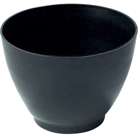NESPOLI Ciotola per gesso in gomma, 210850 Nero