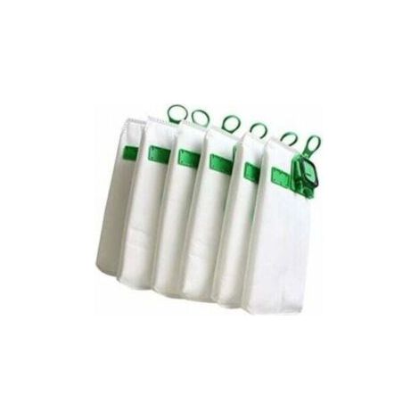 FENOPLASTICALot de 6 VK140 sacs d’aspirateur haute efficacité pour aspirateur Vorwerk VK150 FP140 kobold (1/4)